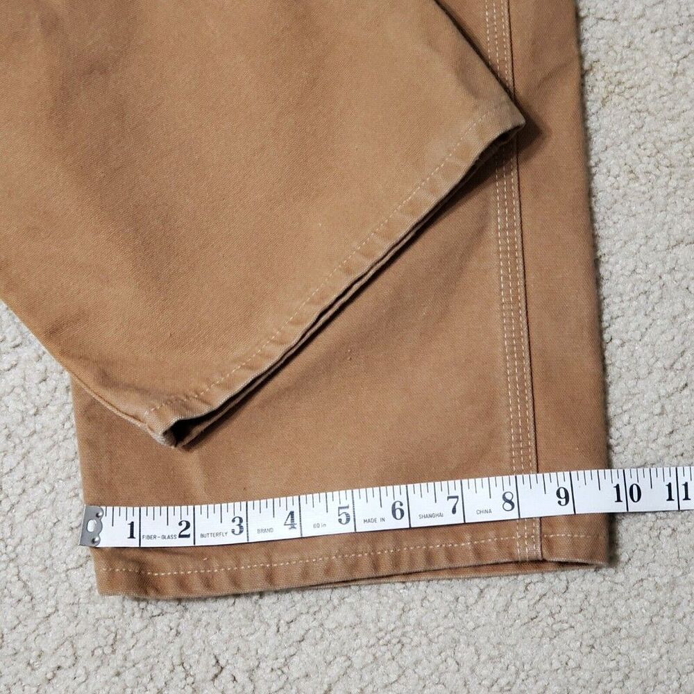 Carhartt Men's Sz 38x34 Loose-Fit Firm Duck Double-Front Utility Work Pants - Picture 12 of 12